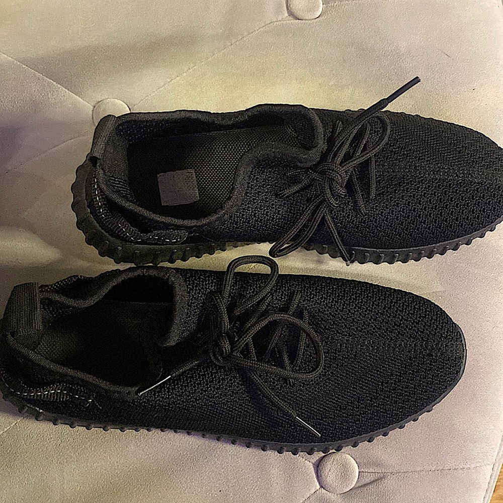Black sneakers